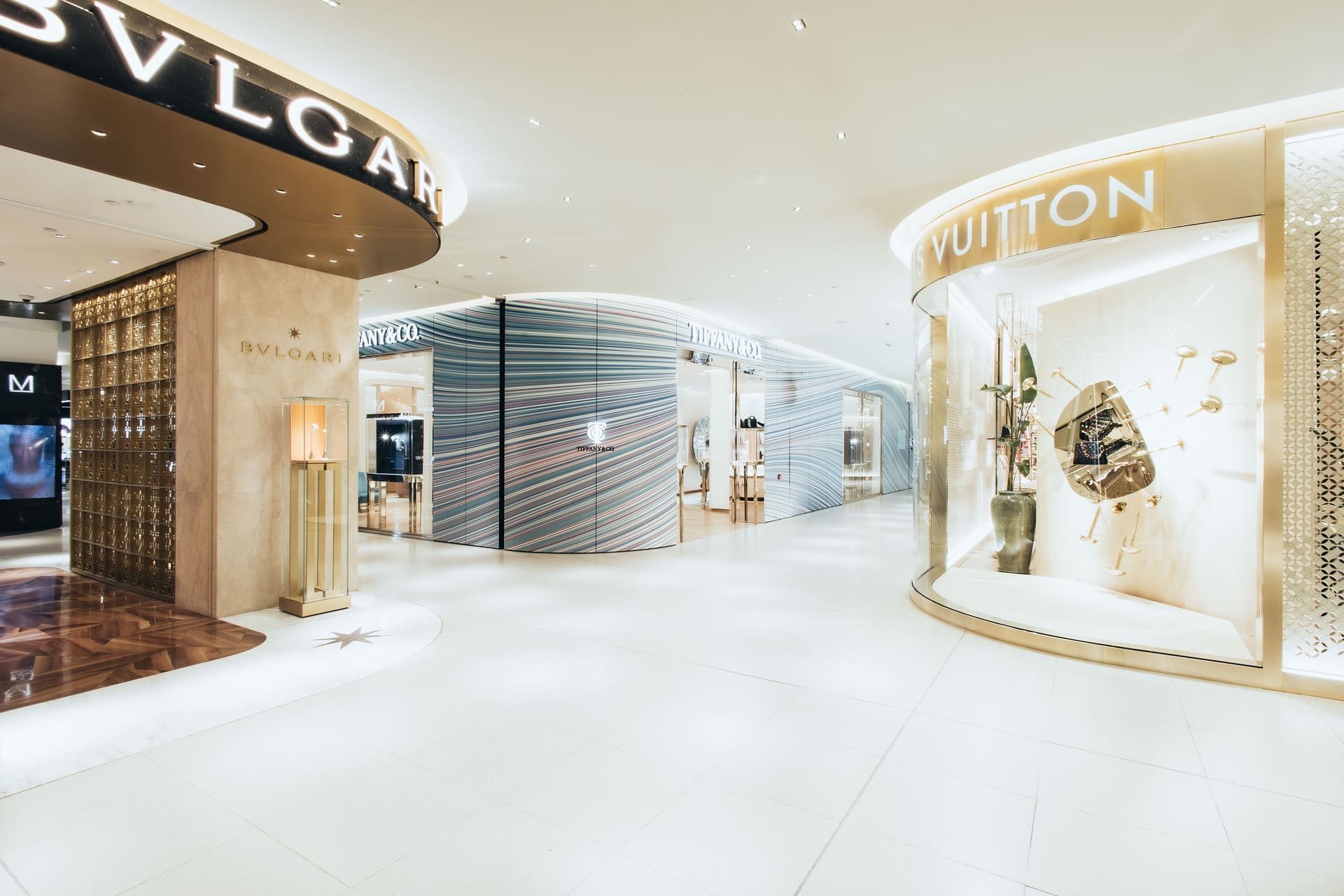 Louis Vuitton shop in El Corte Ingles Castellana on January 28