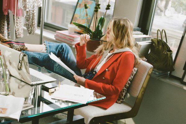 El Corte Inglés Designer Ready-to-Wear Veronica Beard Red Jacket